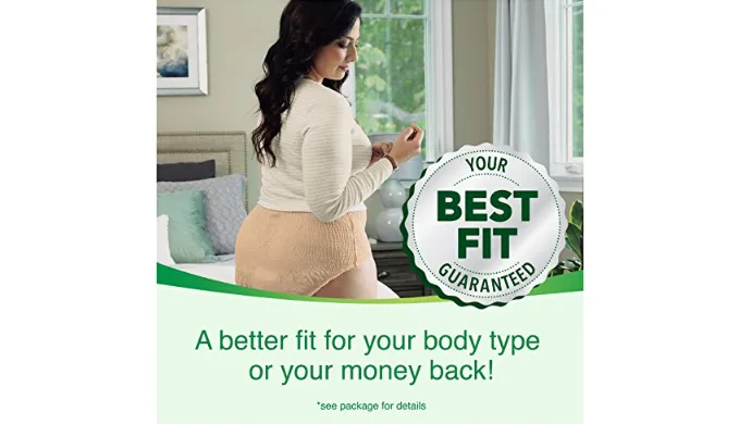68 Count: Depend FIT-FLEX Incontinence Underwear for Women, Maximum Absorbency, (Bulk Packaging)