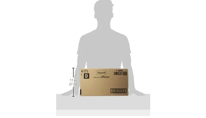 68 Count: Depend FIT-FLEX Incontinence Underwear for Women, Maximum Absorbency, (Bulk Packaging)