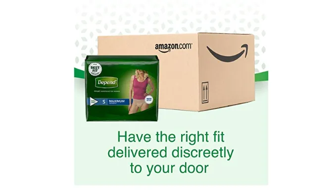 68 Count: Depend FIT-FLEX Incontinence Underwear for Women, Maximum Absorbency, (Bulk Packaging)