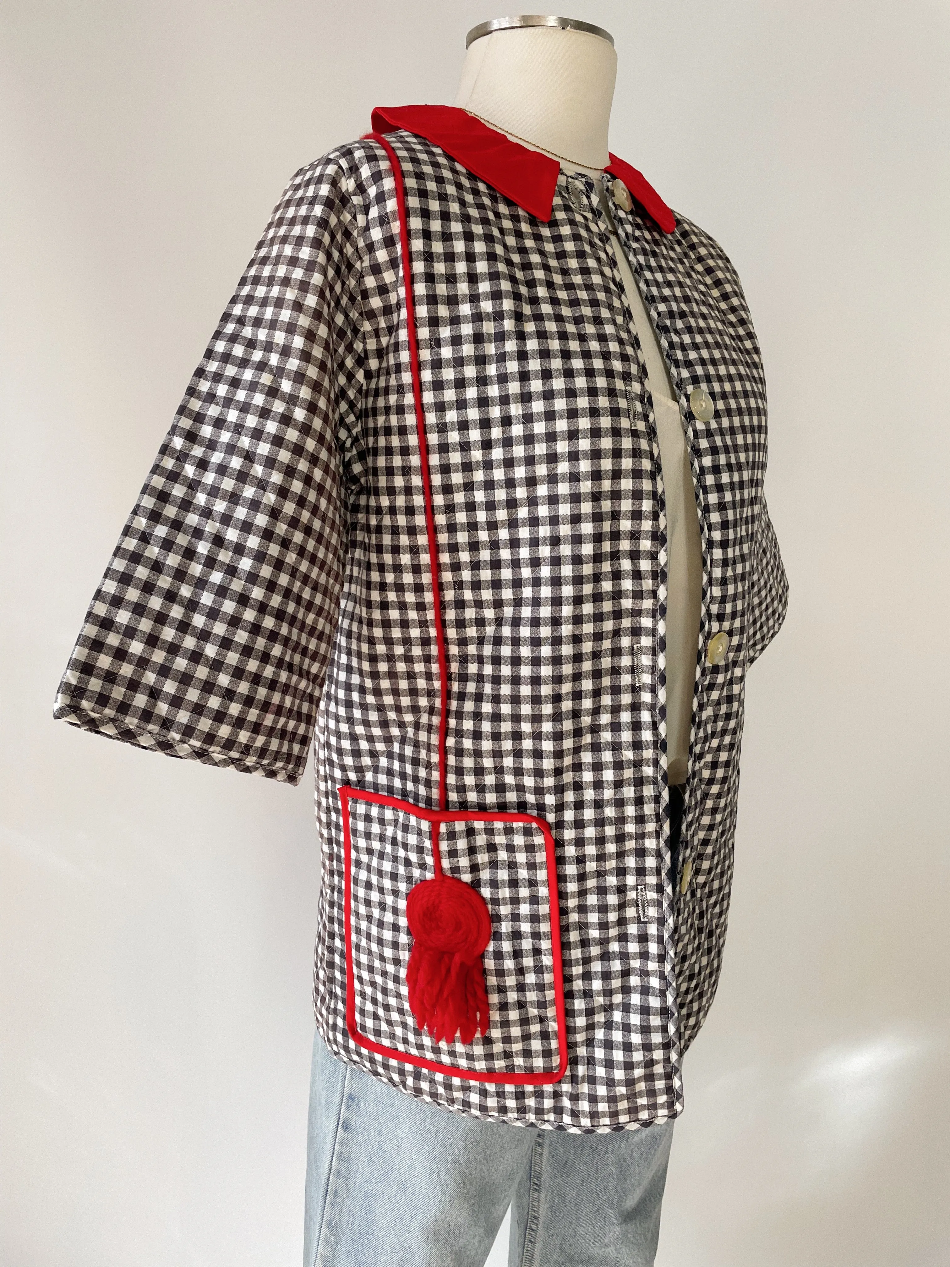70s Quilted Day Coat