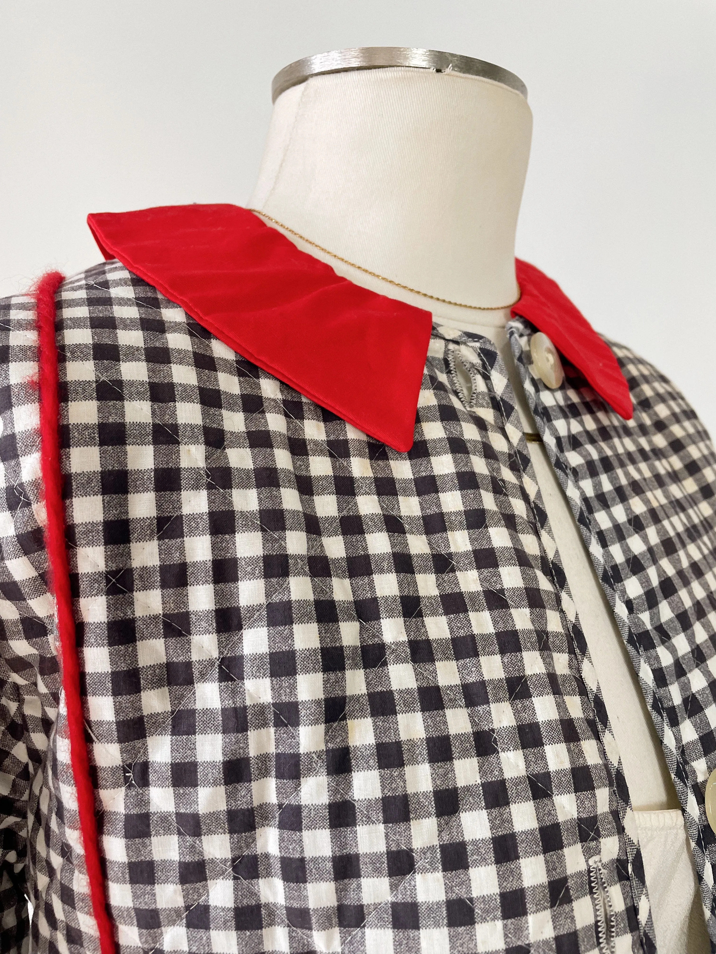 70s Quilted Day Coat