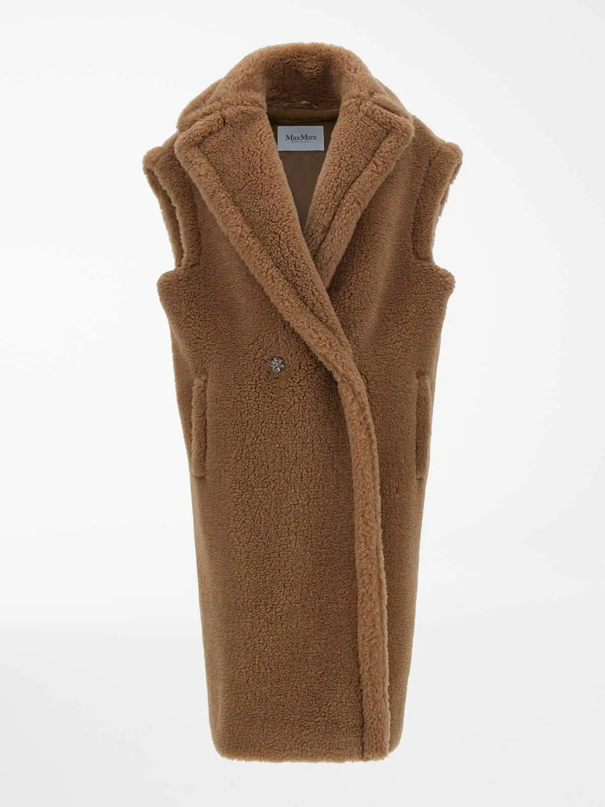 Alce Silk and Camel Teddy Vest