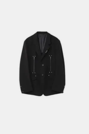 Blazer With Metal Details