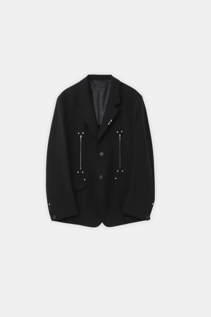 Blazer With Metal Details