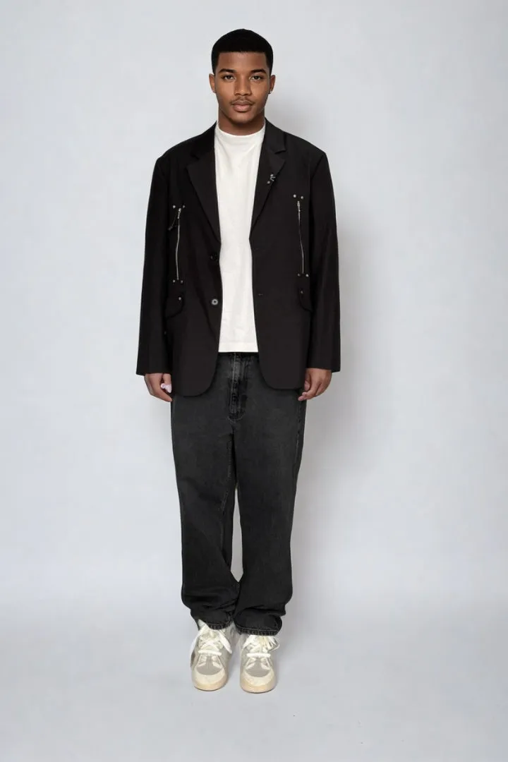 Blazer With Metal Details