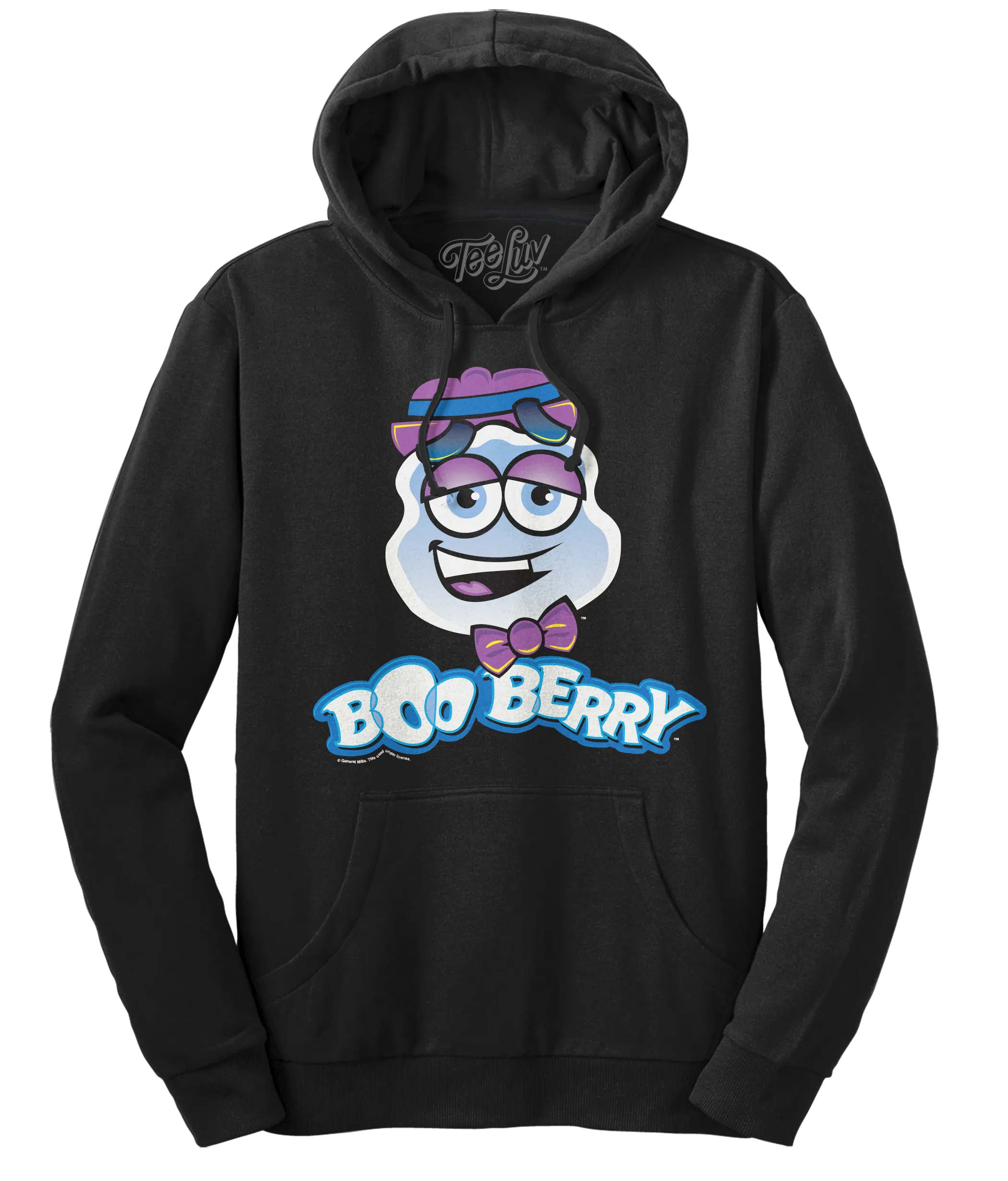 Boo Berry Cereal Logo Hooded Sweatshirt - Black