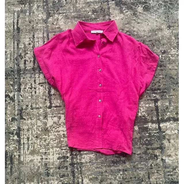 Charlotte Gauze Button Down Shirt