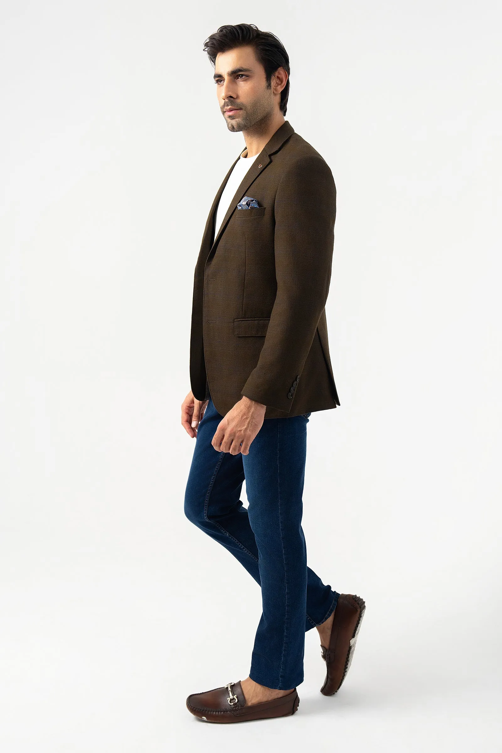 Coffee 2 Button Blazer