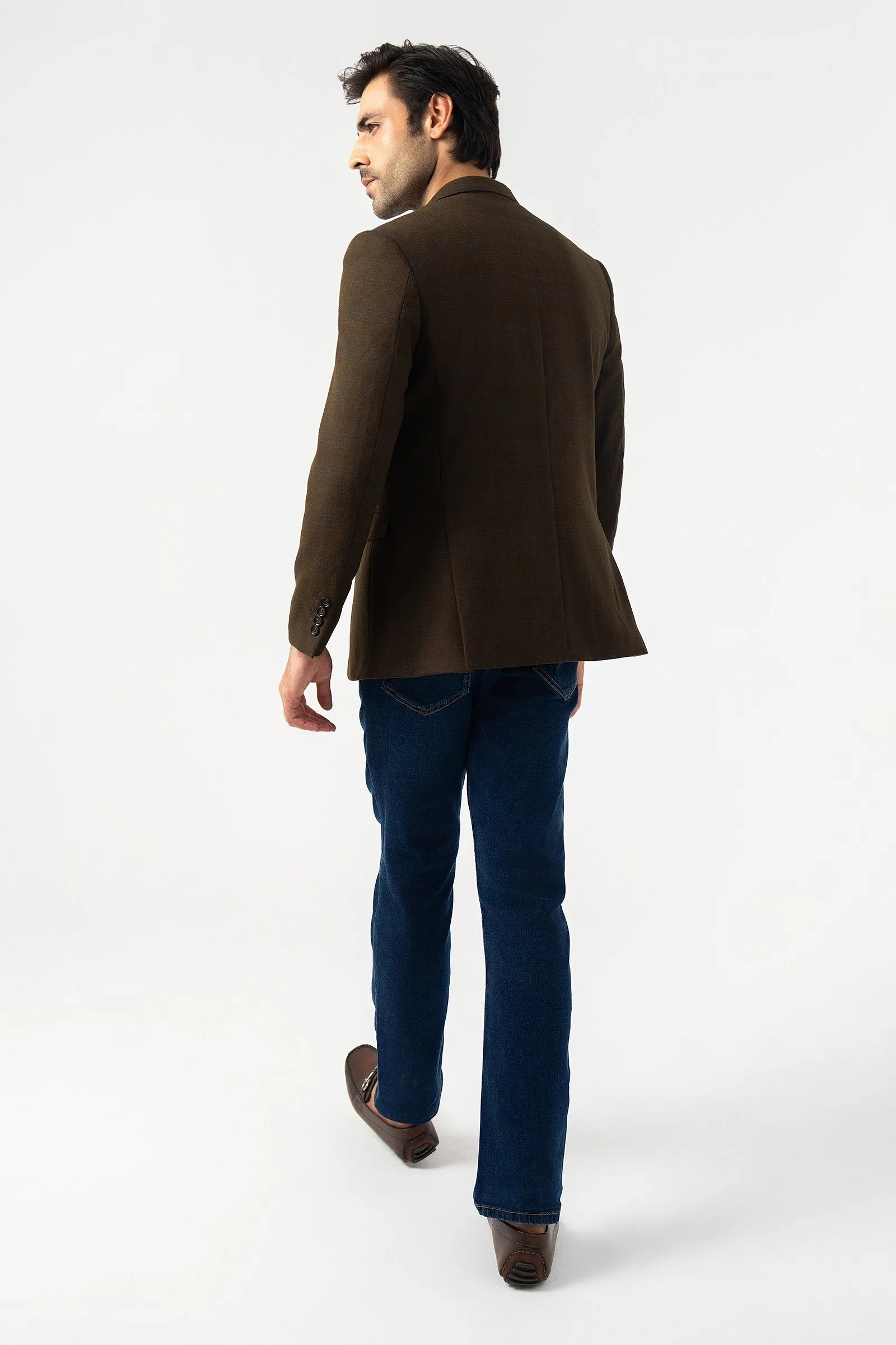 Coffee 2 Button Blazer