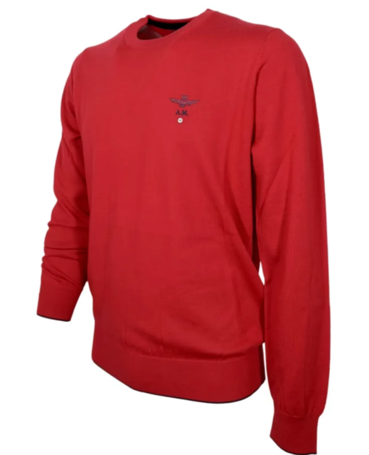 Crew neck wool sweater