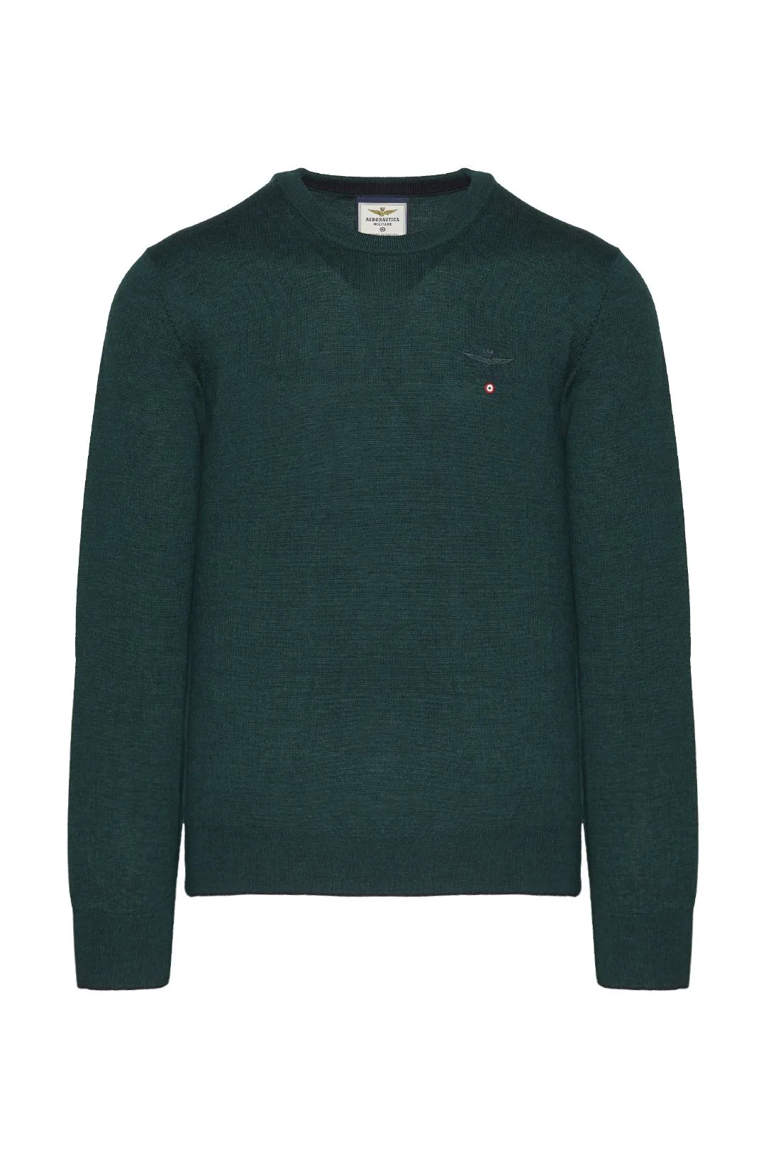 Crew neck wool sweater