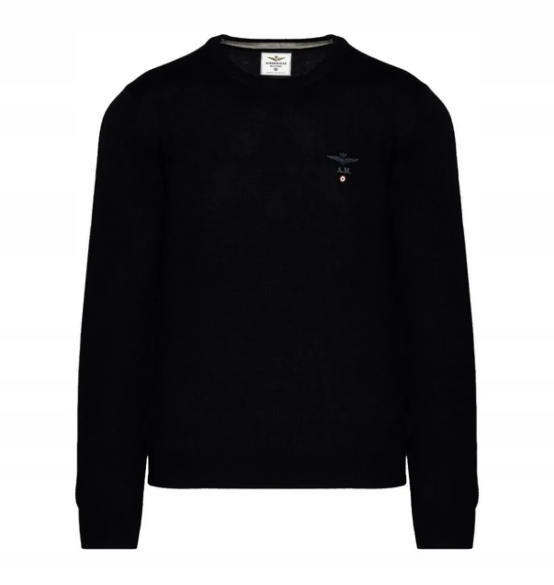 Crew neck wool sweater