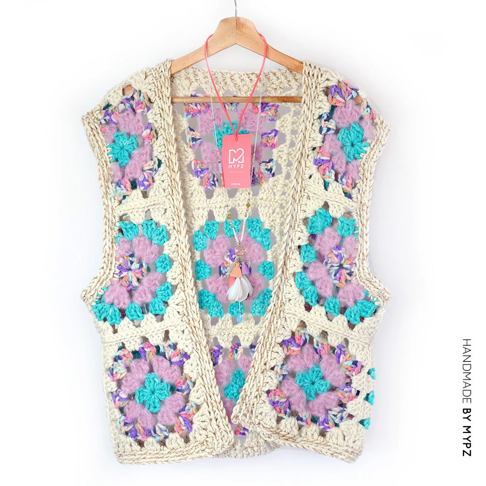 Crochet pattern - MYPZ Granny Boho Gilet Sea (ENG-NL)