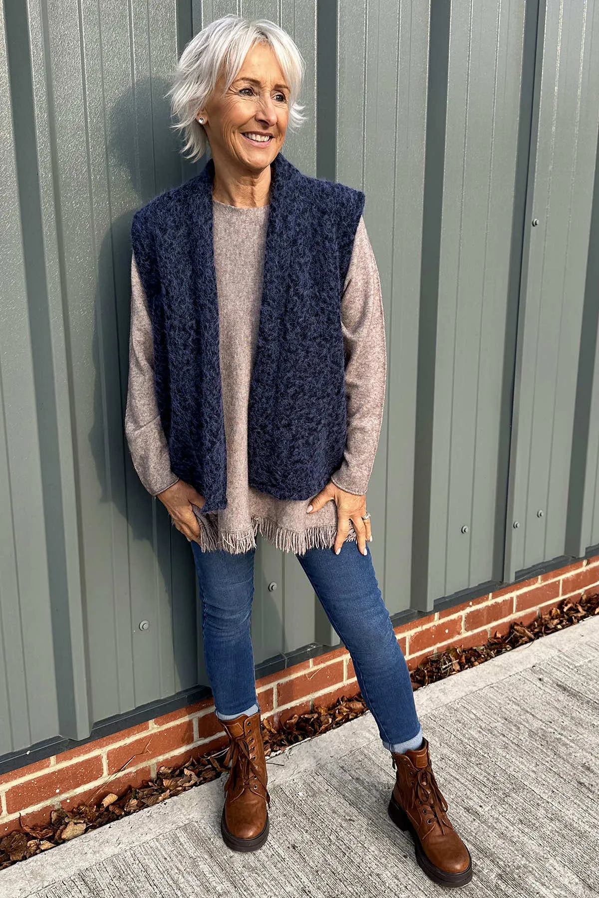 Dani Gilet Navy