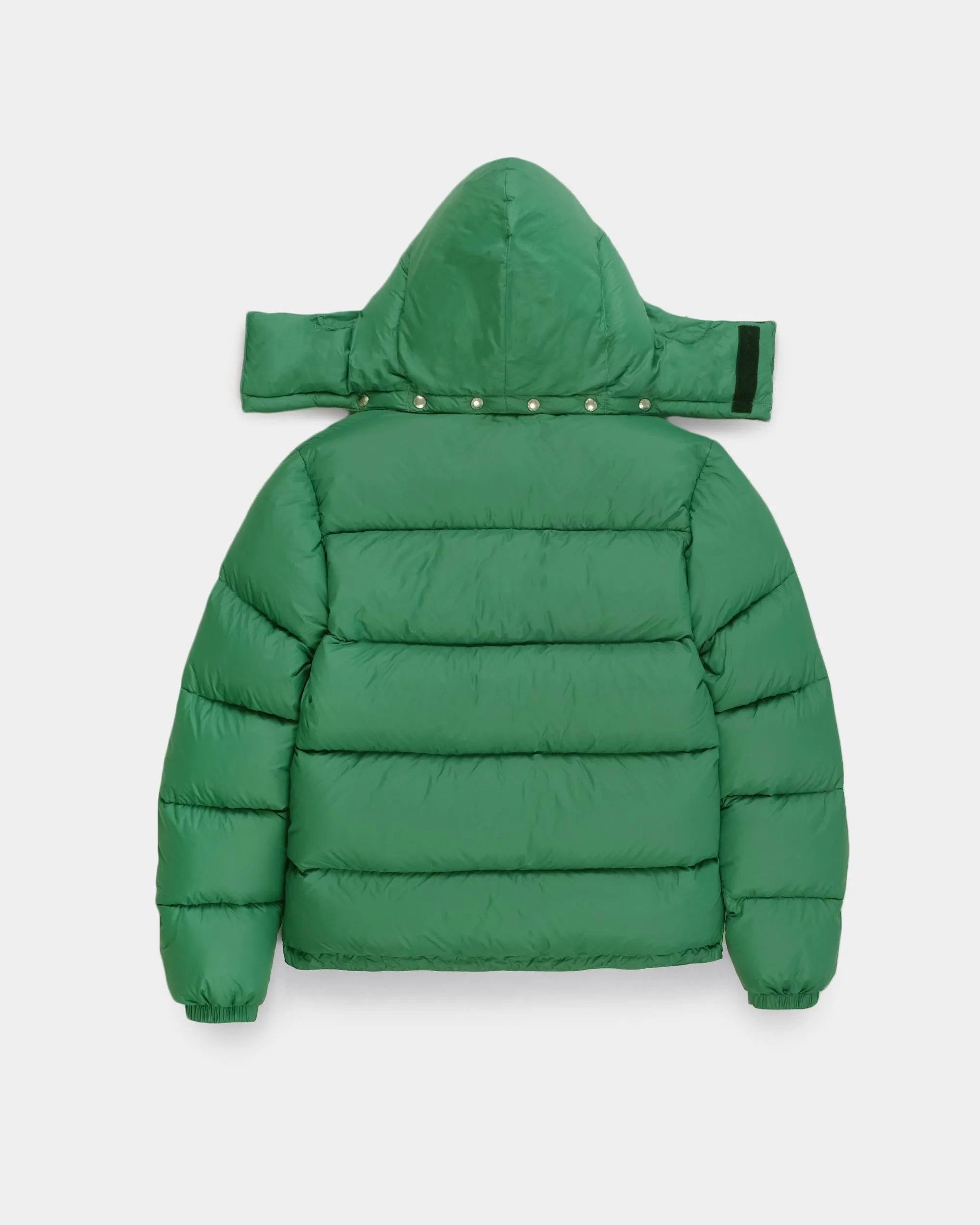 Down Sweater - Streakfree Nylon - Green & Navy (Final Sale)