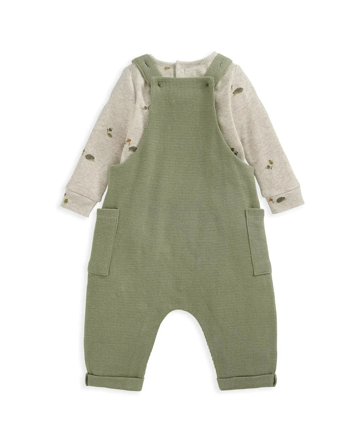 Dungarees & Bodysuit Outfit Set