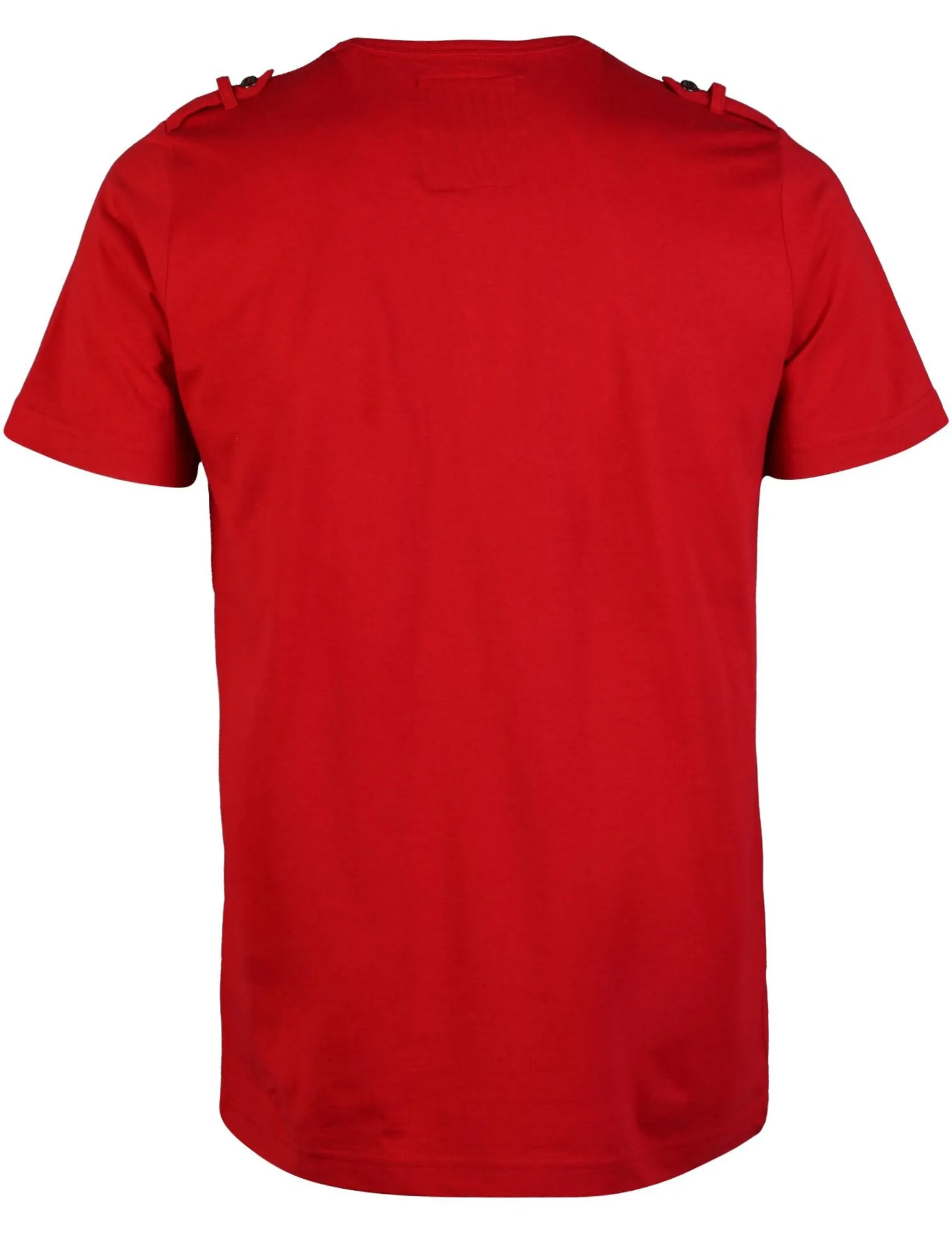 Fender Henley T-Shirt In Tango Red - Dissident