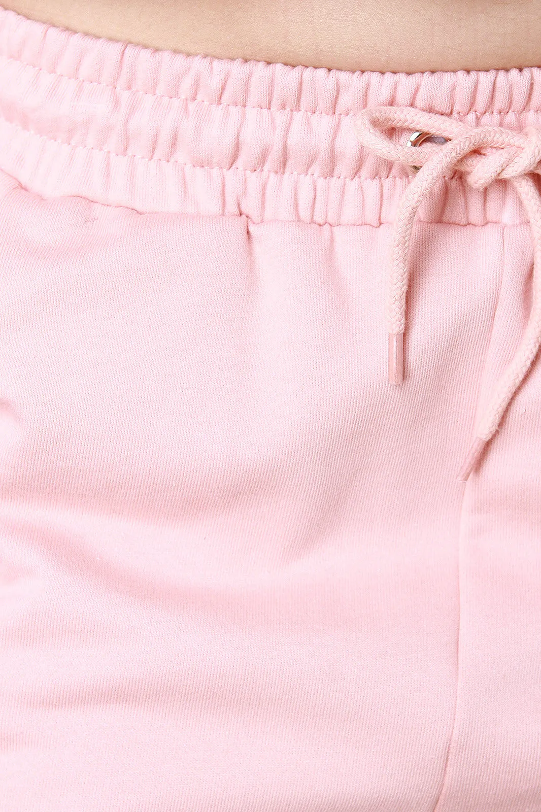 French Terry Cut Out Drawstring Jogger Pants