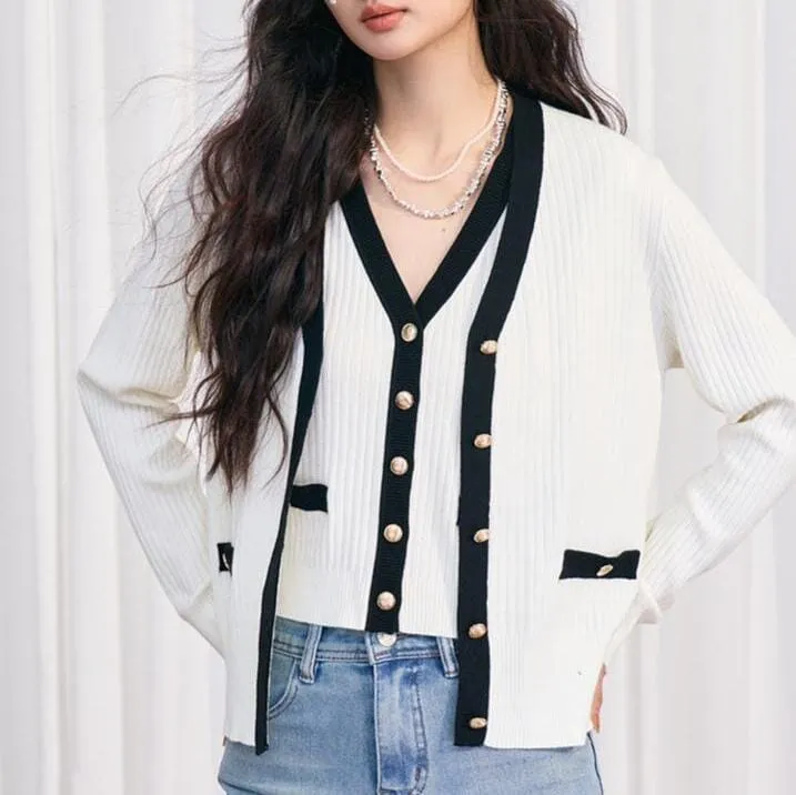 Gilet Col V - Armelle