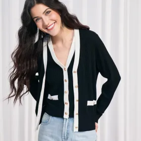 Gilet Col V - Armelle