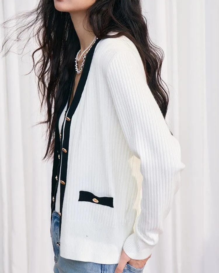 Gilet Col V - Armelle