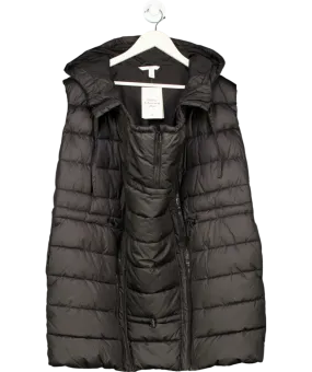H&M Black Mama Before & After Babywearing Puffer Gilet UK S