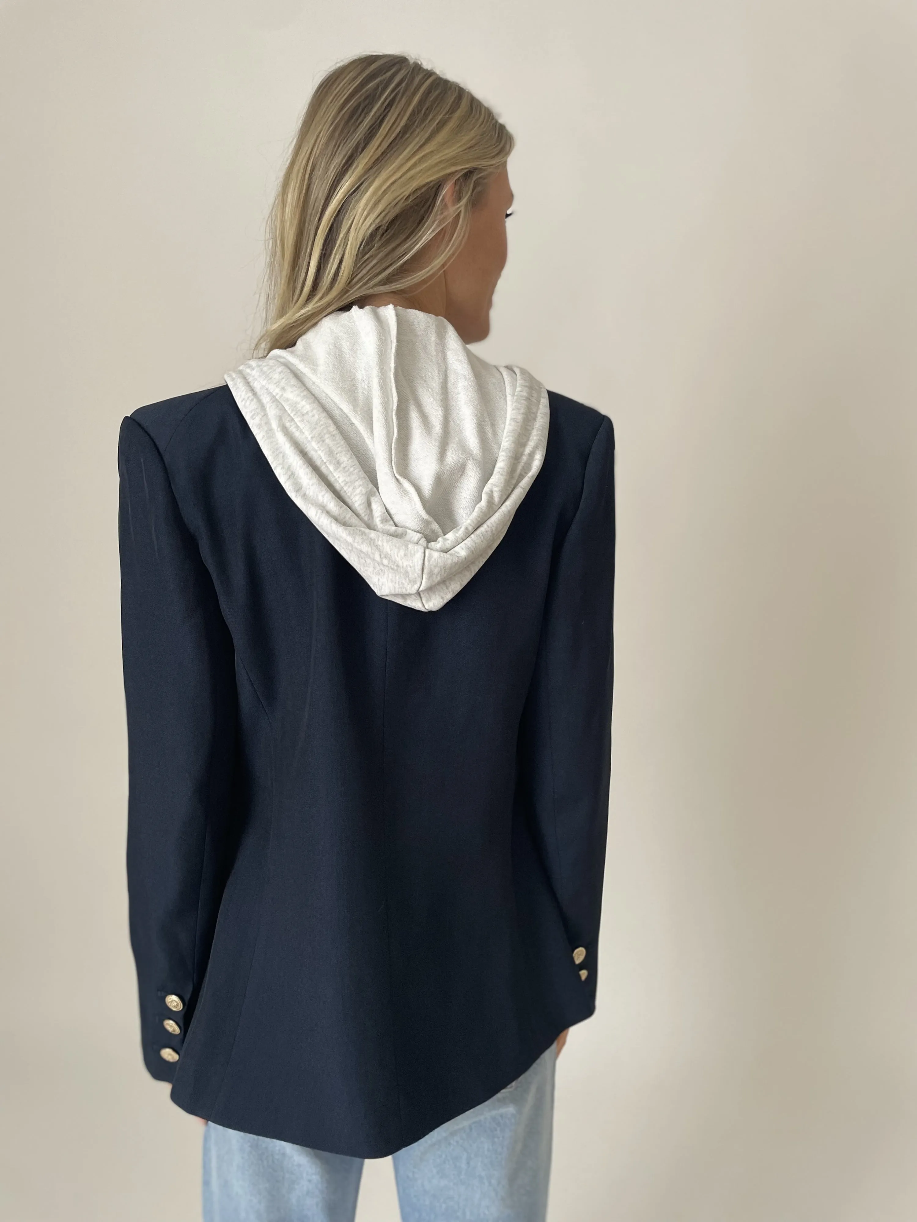 Heather Blazer Navy - Six Fifty Clothing