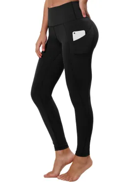 High Waist Side Pockets Gym Pants jetblack_Gym