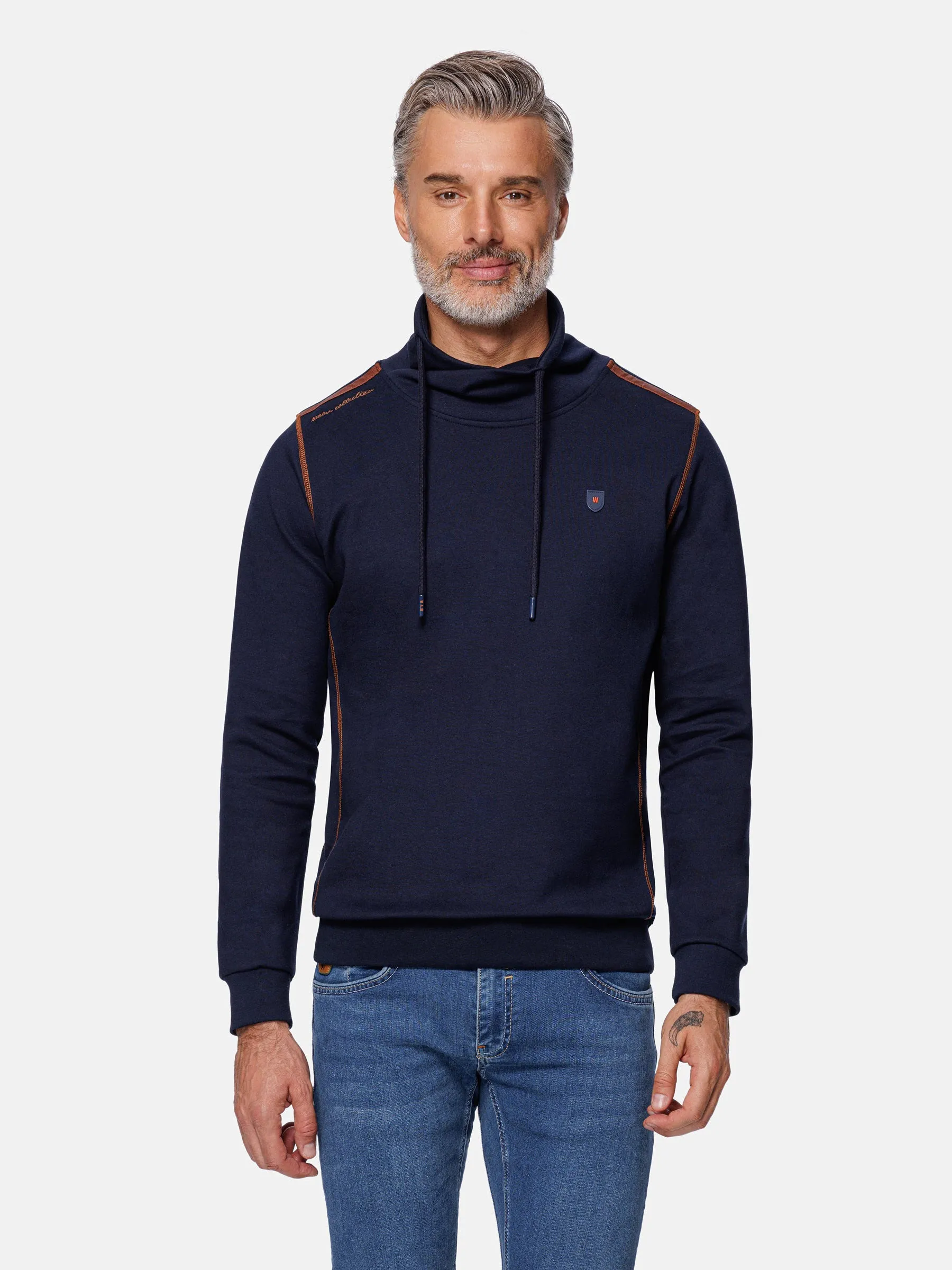Horizon Turtleneck Navy Sweater