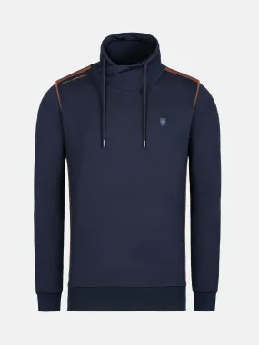 Horizon Turtleneck Navy Sweater