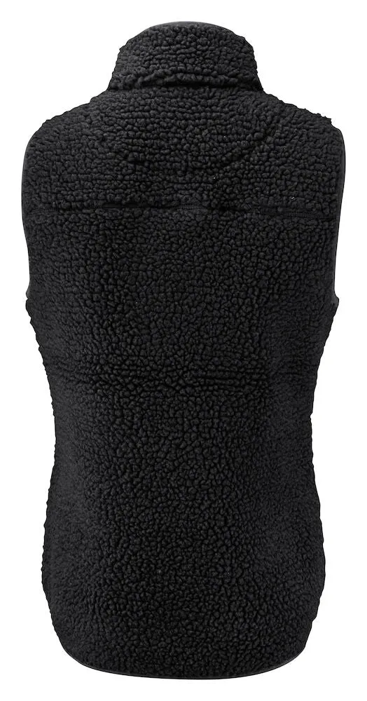 James Harvest Kingsley Ladies Sherpa Fleece Gilet | Super Heavyweight Body Warmer | 3 Colours | XS-2XL