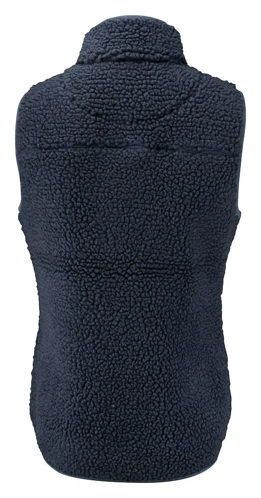 James Harvest Kingsley Ladies Sherpa Fleece Gilet | Super Heavyweight Body Warmer | 3 Colours | XS-2XL