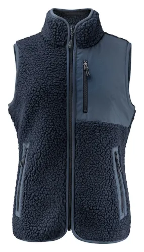 James Harvest Kingsley Ladies Sherpa Fleece Gilet | Super Heavyweight Body Warmer | 3 Colours | XS-2XL