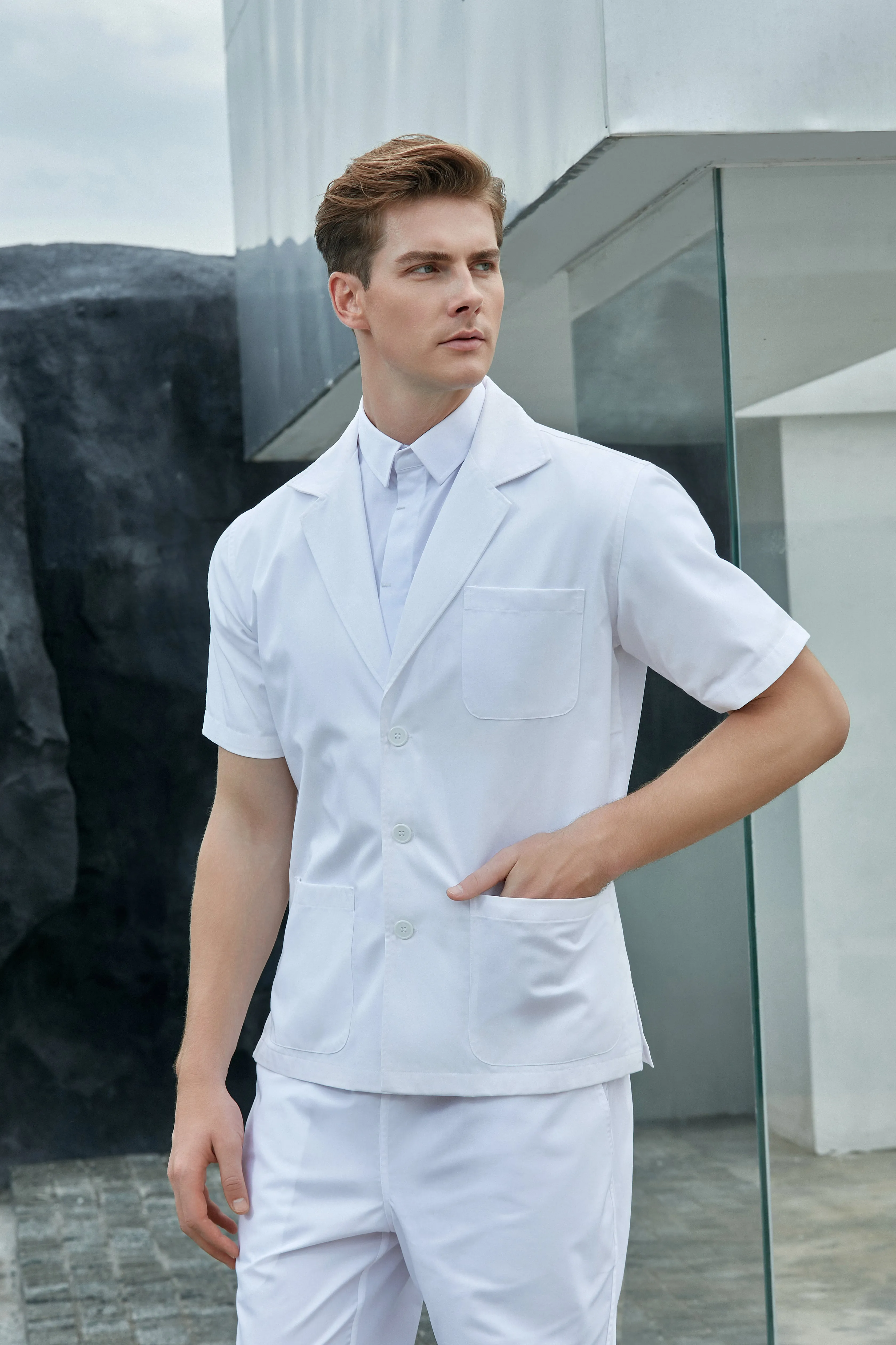 Japanese Chef Coat, Short Sleeve