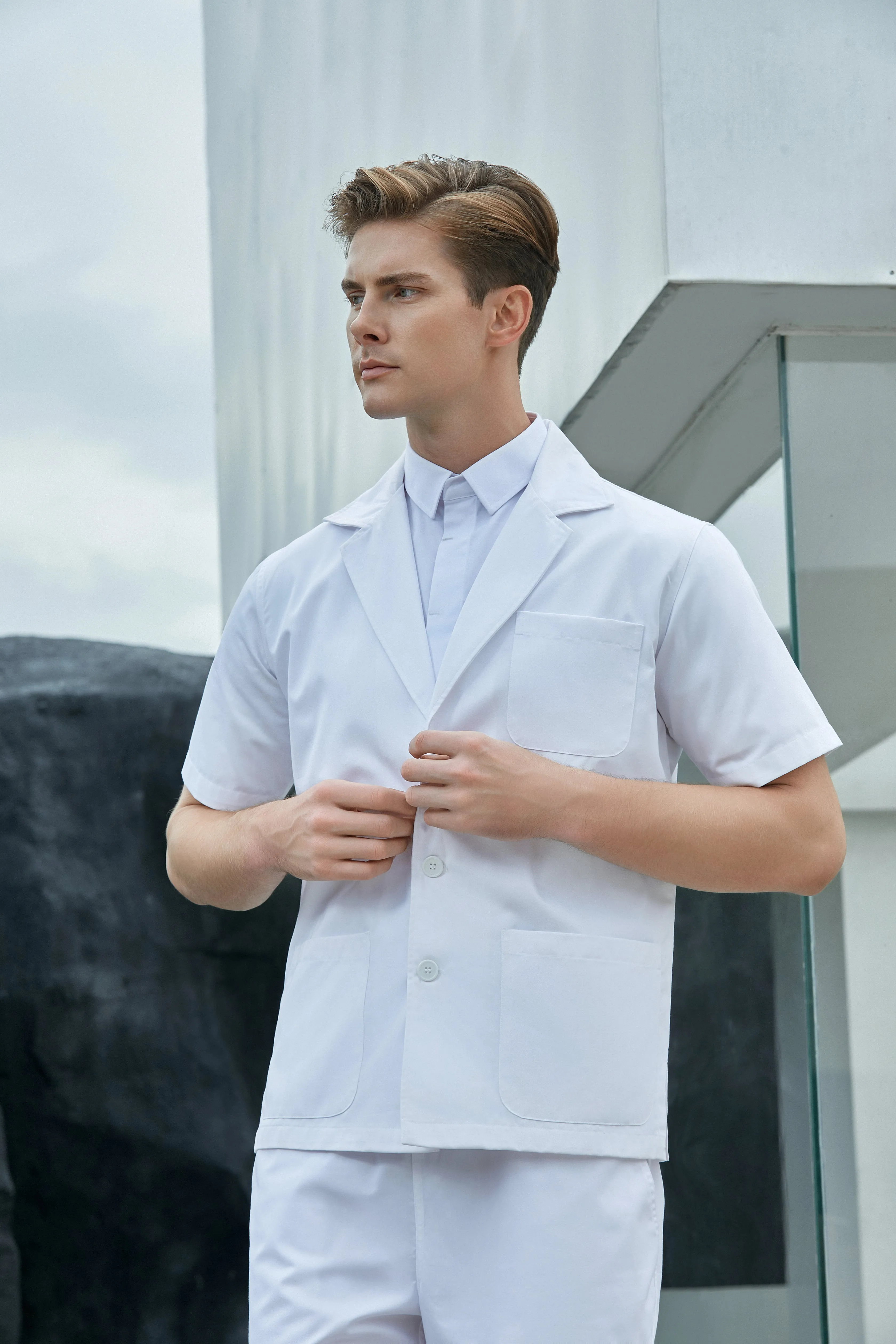 Japanese Chef Coat, Short Sleeve