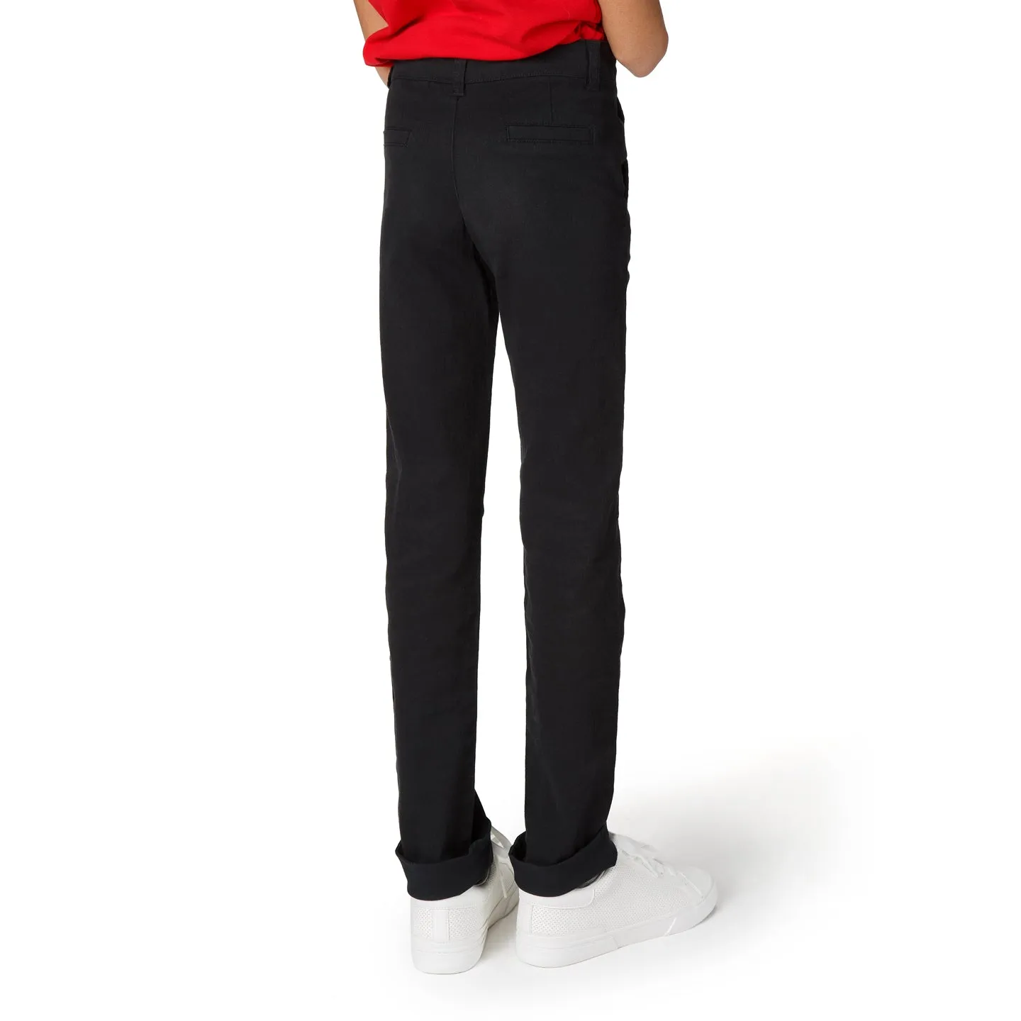 Kids Slim-Fit Twill School Uniform Pants / Wrinkle Resistant
