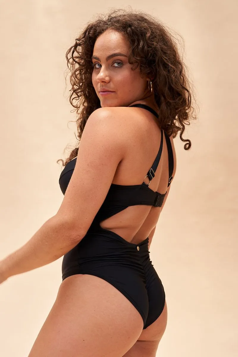 Lunalae Scarlett Bodysuit - Recycled Black