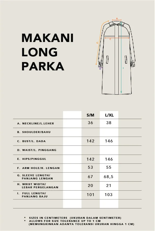 MAKANI PARKA OUTER SAND