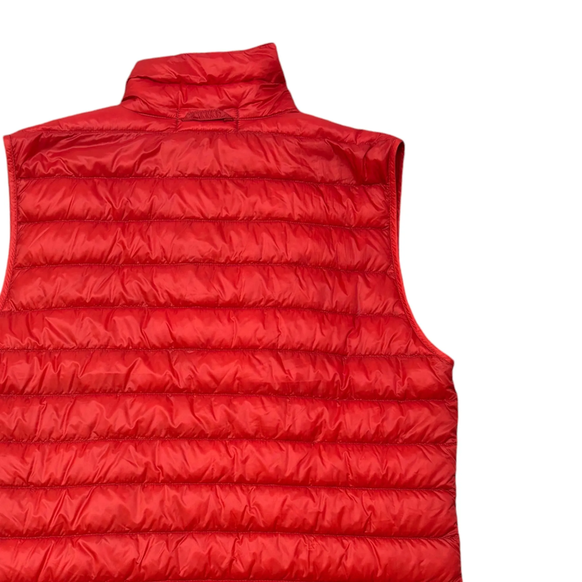 Men's Applique Logo Gilet Red Size S