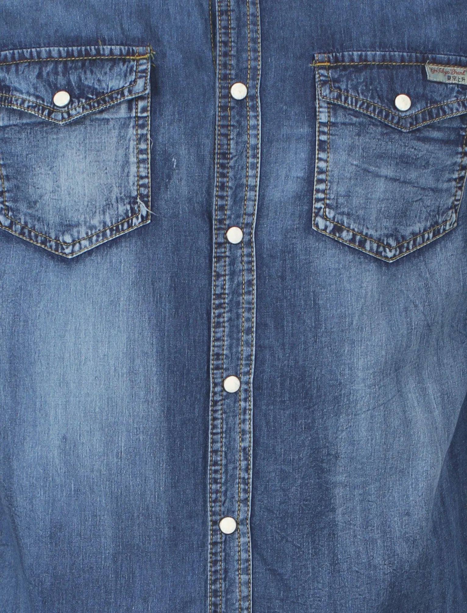 Mens Tokyo Laundry Avgust Denim Shirt