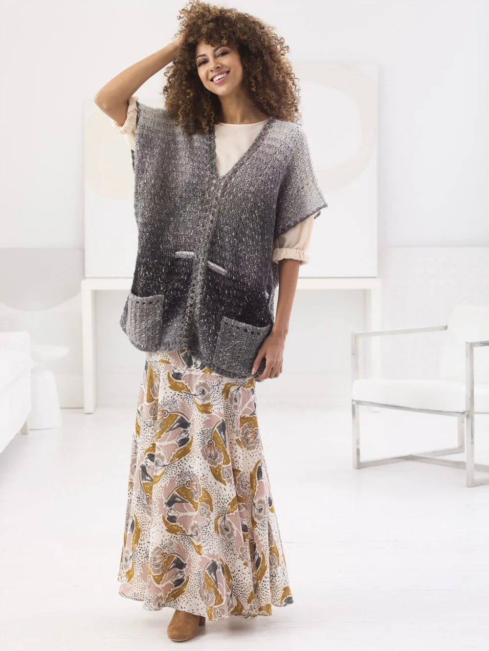 Metropolis Belted Tunic (Crochet) - Version 1