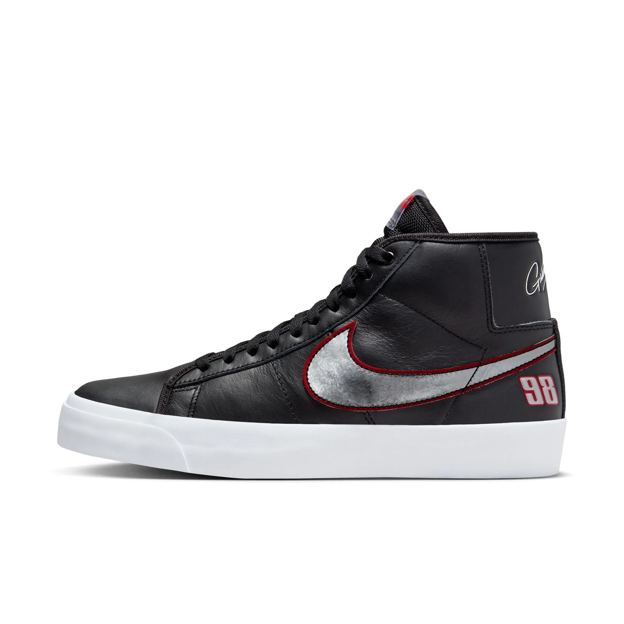 Nike SB Blazer Mid Pro GT-Black/Metallic Silver