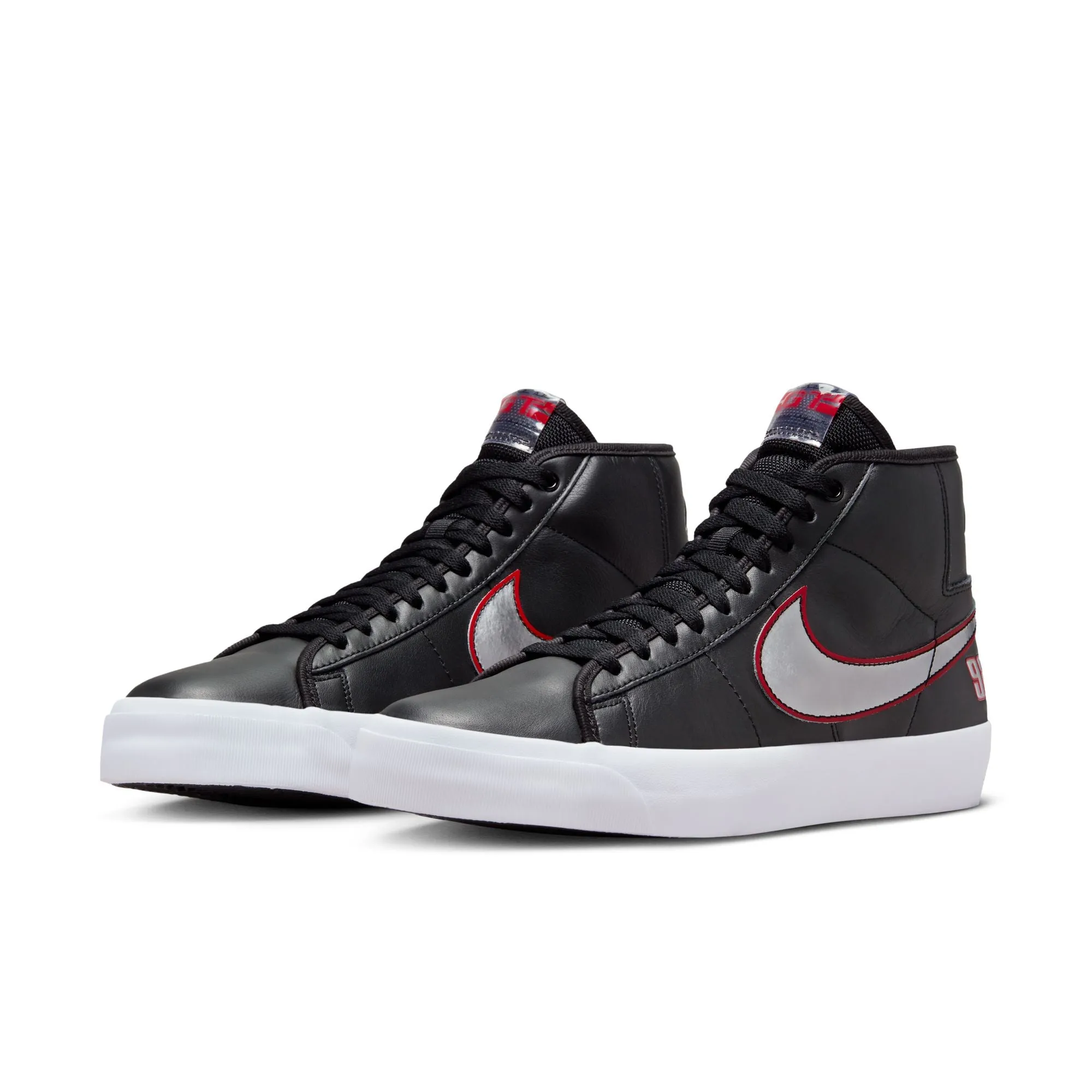 Nike SB Blazer Mid Pro GT-Black/Metallic Silver