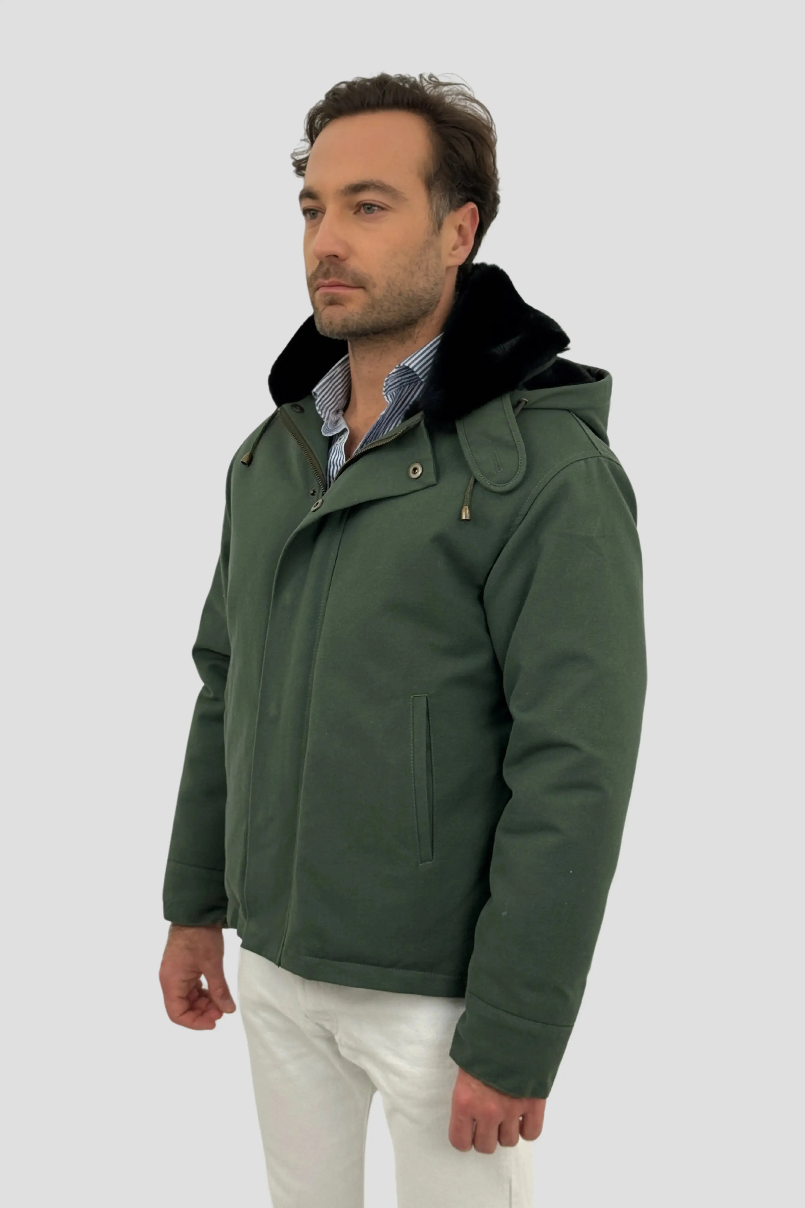 Parka Heritage verte kaki