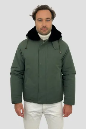 Parka Heritage verte kaki