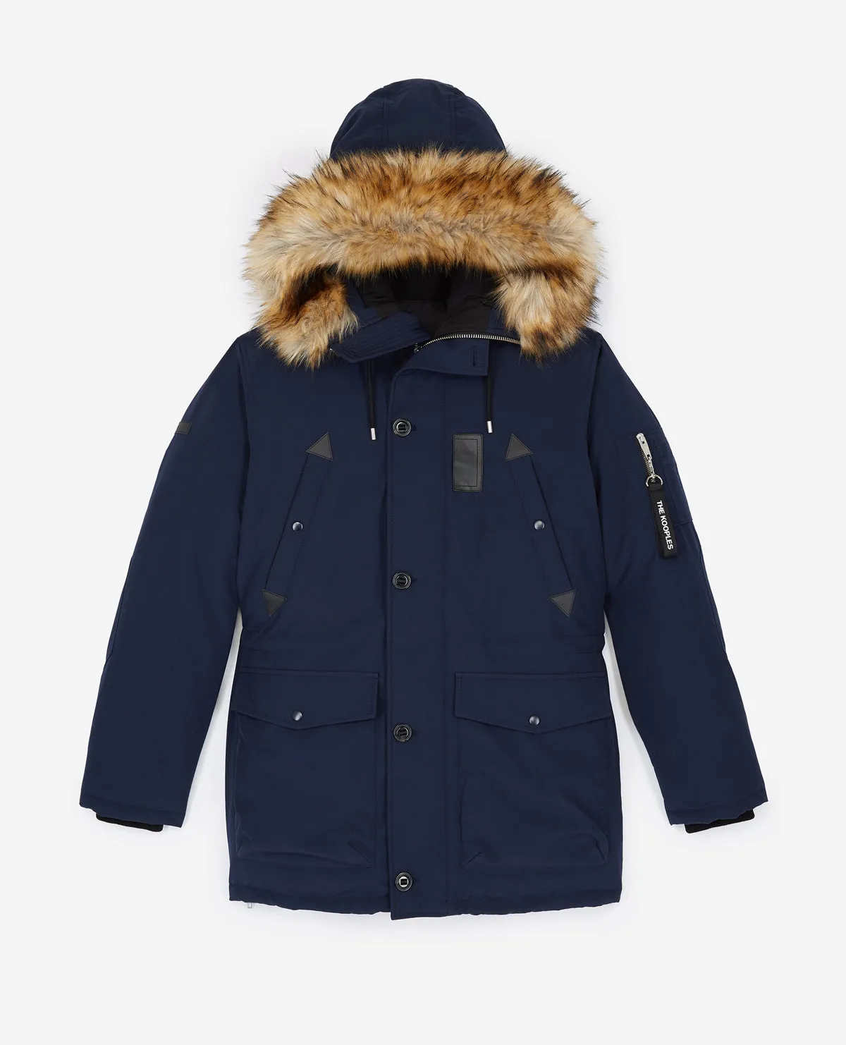 Parka oversize bleue