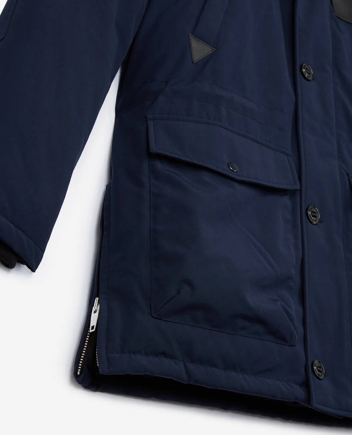 Parka oversize bleue