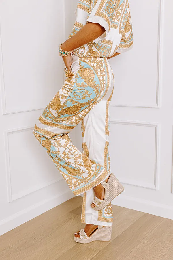 Retro Revival High Waist Satin Pants