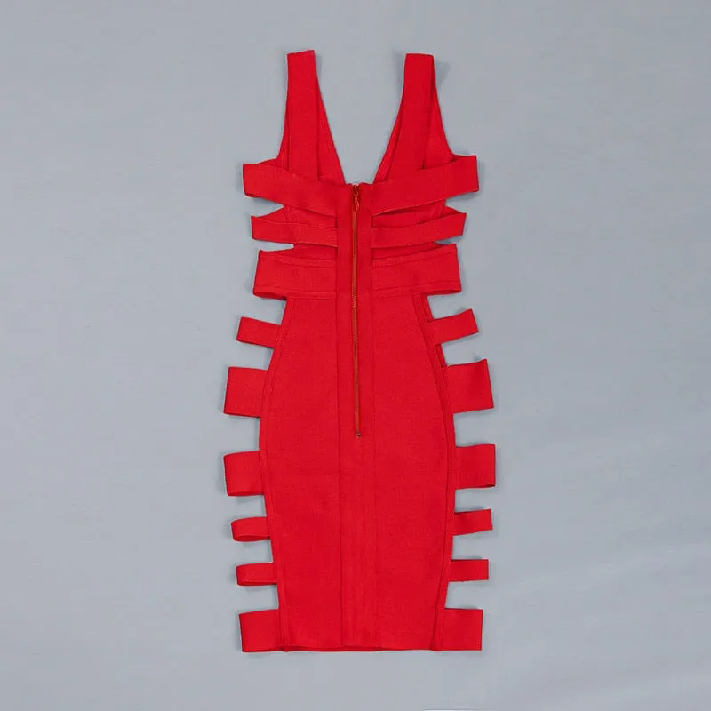 Sexy Midi Bandage Dress