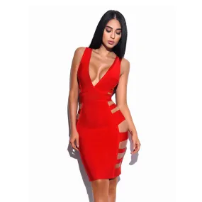 Sexy Midi Bandage Dress